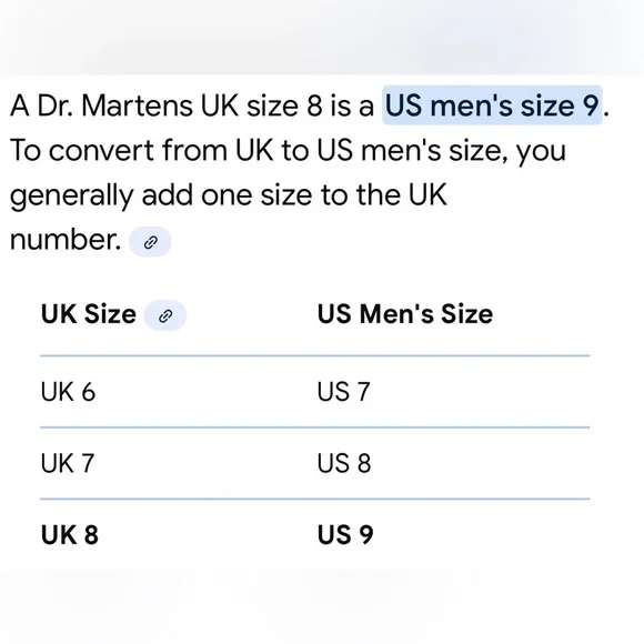 Vtg 90's 1460 Dr. Martens Boots Made in England 8 Eyelet Black UK 8 - Men’s US 9 - Picture 14 of 16